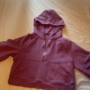 Purple scuba hoodie